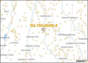 map of Sultān Jagwāla