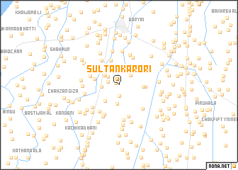 map of Sultān Karori