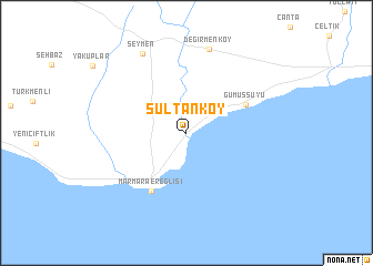 map of Sultanköy