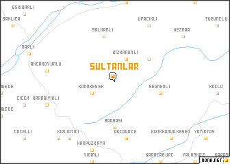 map of Sultanlar