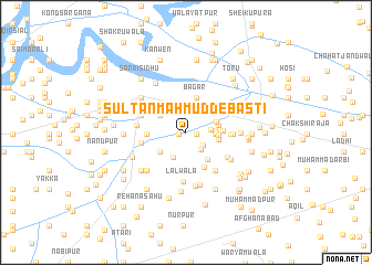 map of Sultān Mahmūd de Basti