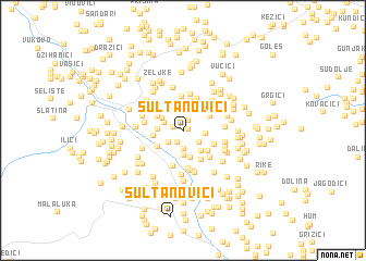 map of Sultanovići