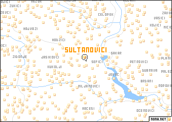 map of Sultanovići