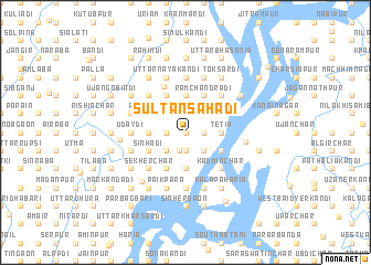 map of Sultān Sāhādi
