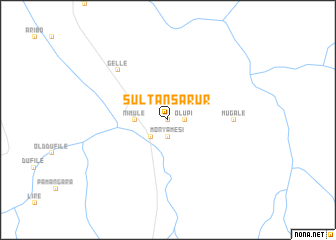 map of Sulţān Sarūr