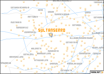 map of Sultān Serro