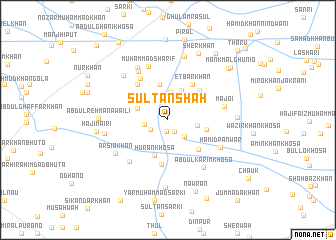 map of Sultān Shāh