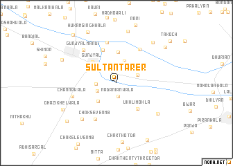 map of Sultān Tarer