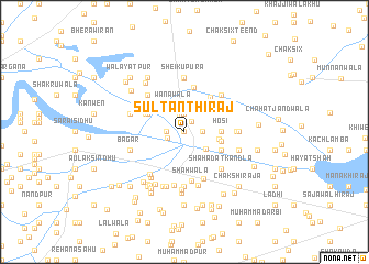 map of Sultān Thirāj