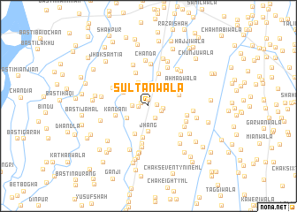 map of Sultānwāla