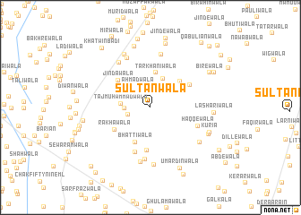 map of Sultānwāla