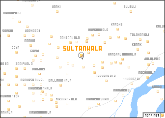 map of Sultānwāla