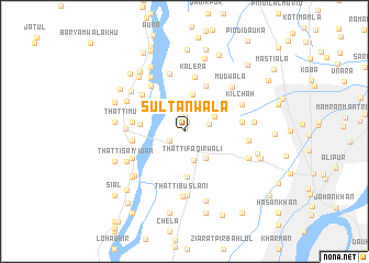 map of Sultānwāla