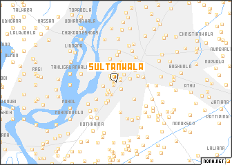 map of Sultanwāla