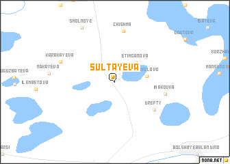 map of Sultayeva