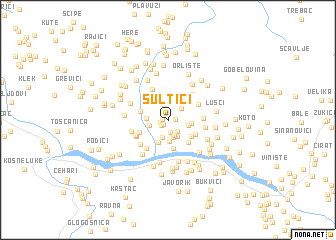 map of Sultići