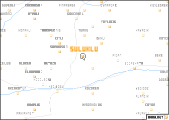 map of Sülüklü