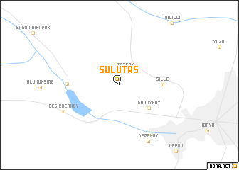 map of Sulutaş