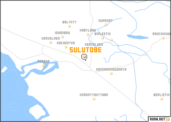 map of Sulūtöbe