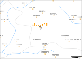 map of Suluyazı