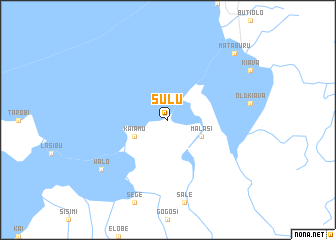 map of Sulu