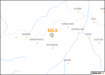 map of Sulu