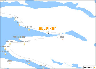 map of Sulviken