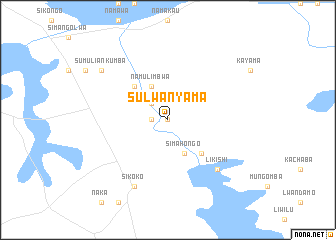 map of Sulwanyama