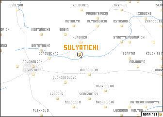 map of Sulyatichi