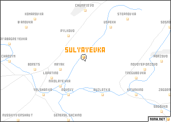 map of Sulyayevka