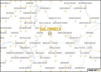 map of Sulz am Eck