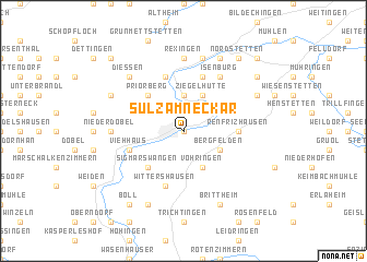 map of Sulz am Neckar