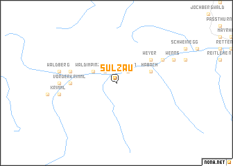 map of Sulzau