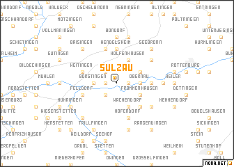 map of Sulzau