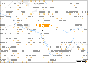 map of Sulzbach