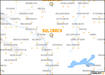 map of Sulzbach