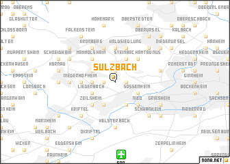 map of Sulzbach