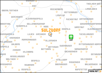 map of Sulzdorf