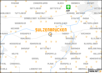 map of Sülzenbrücken