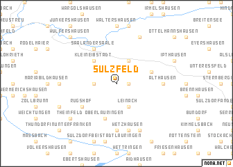 map of Sulzfeld