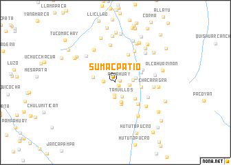 map of Sumac Patio