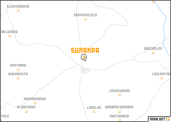 map of Sumampa
