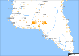 map of Sumandal