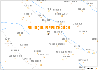 map of Sumāqūlī Sērūchāwah