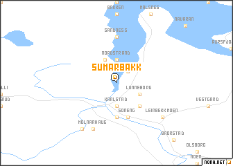 map of Sumarbakk