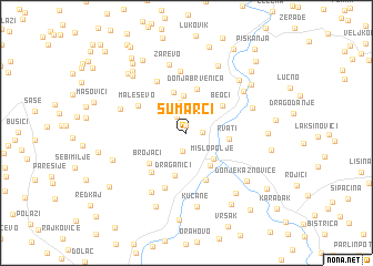 map of Šumarci