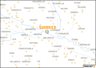 map of Šumarice