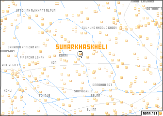 map of Sūmar Khāskheli