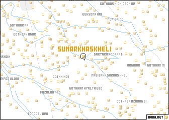 map of Sūmar Khāskheli