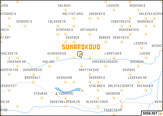 map of Sumarokovo